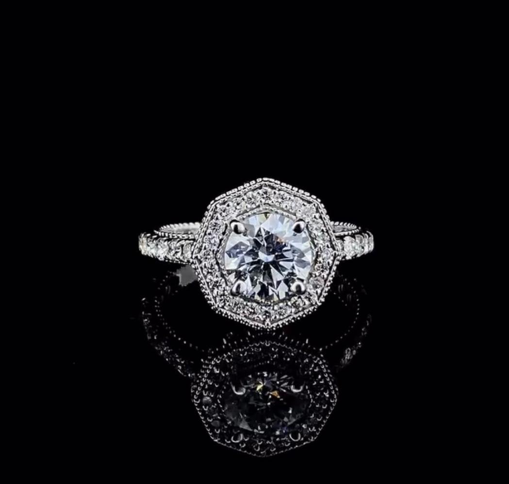 Regal Hexa Solitaire Ring